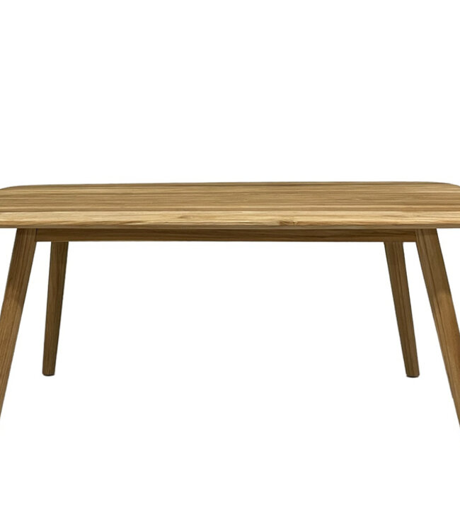 Livingfurn Tuintafel Lugano Teakhout Onbehandeld 180x78x100 cm