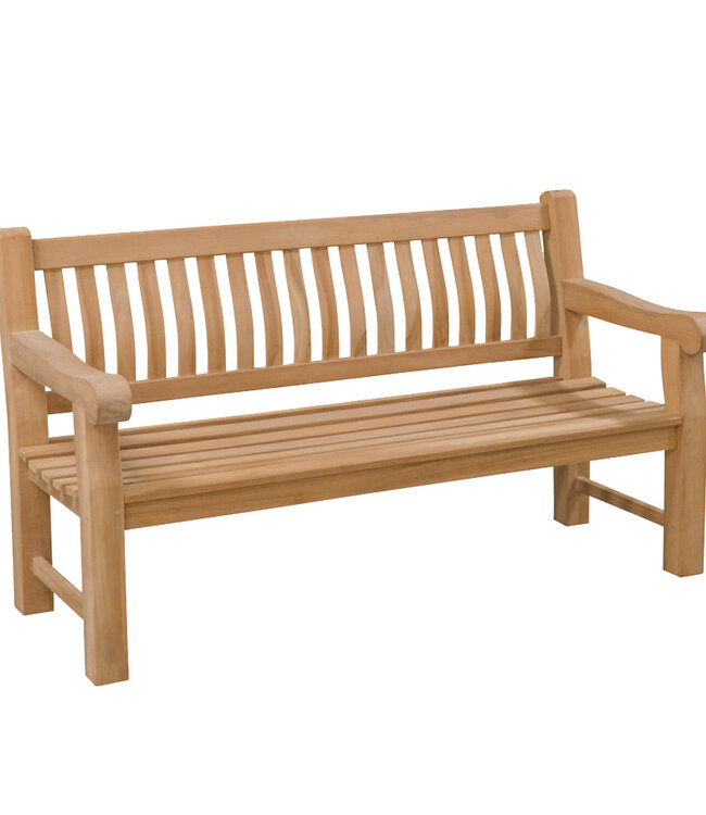 Livingfurn Tuinbank Patrick is 200x45x50 cm Teakhout Onbehandeld