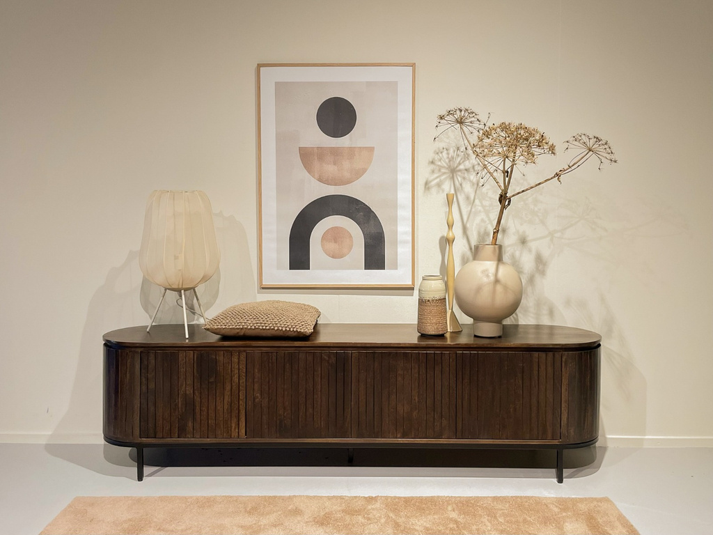 Livingfurn Dressoir Noor Walnoot 210cm