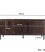 Livingfurn Dressoir Noor Walnoot 170cm