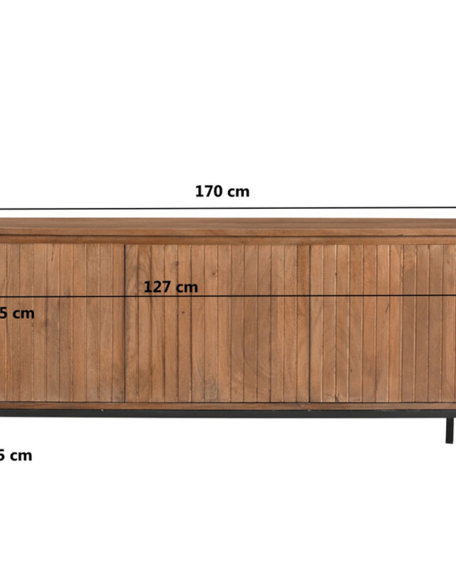 Livingfurn Dressoir Noor Natuurlijk 170cm