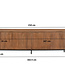 Livingfurn Dressoir Noor Natuurlijk 210cm