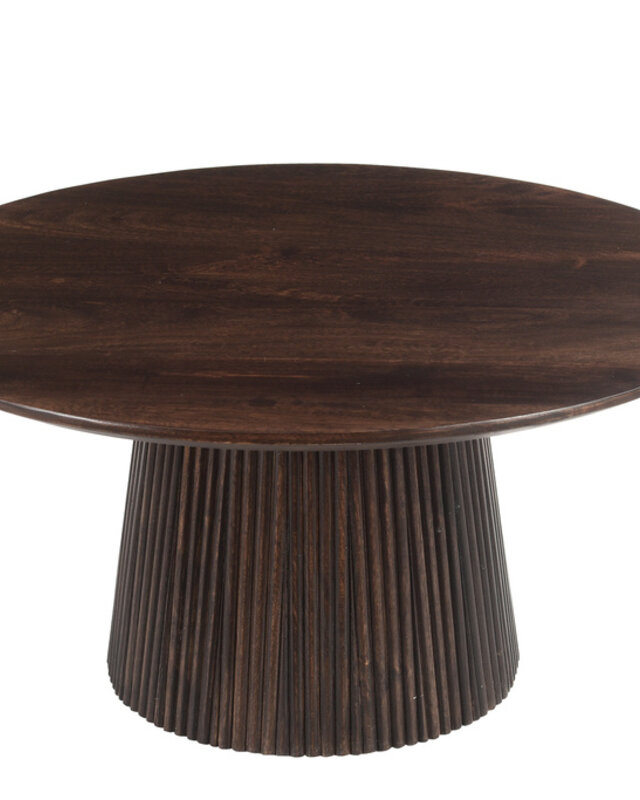 Livingfurn Salvator Walnoot Salontafel 80cm
