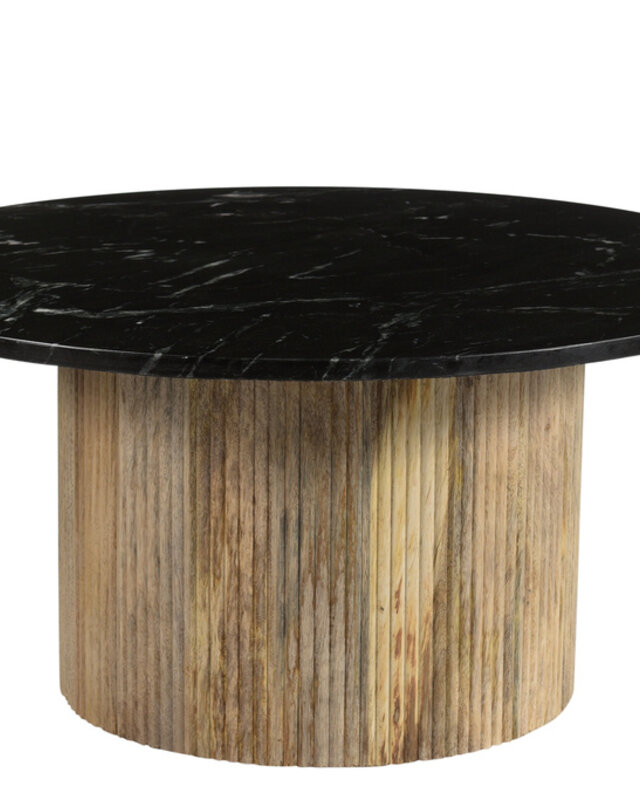 Brix Nova Salontafel Zwart Marmeren Blad H36x?70 cm