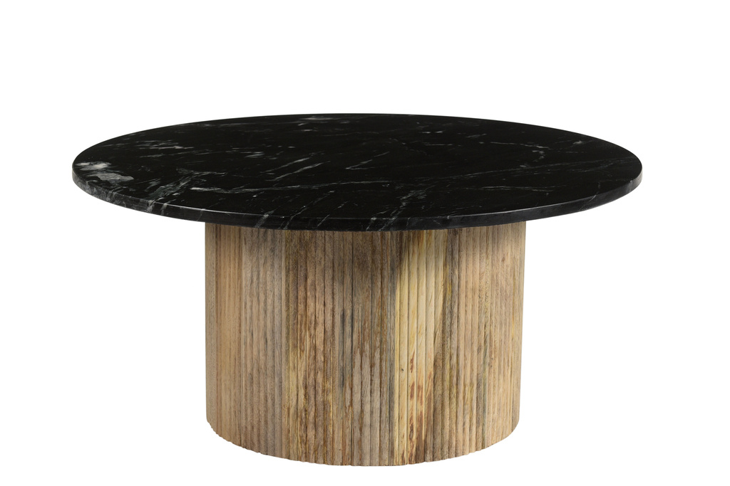 Brix Nova Salontafel Zwart Marmeren Blad H36x?70 cm
