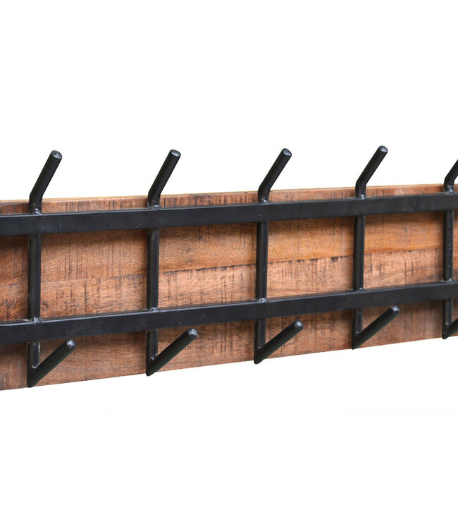 Brix Kapstok Brix Gabi Mango/Staal 70x25x12 Cm