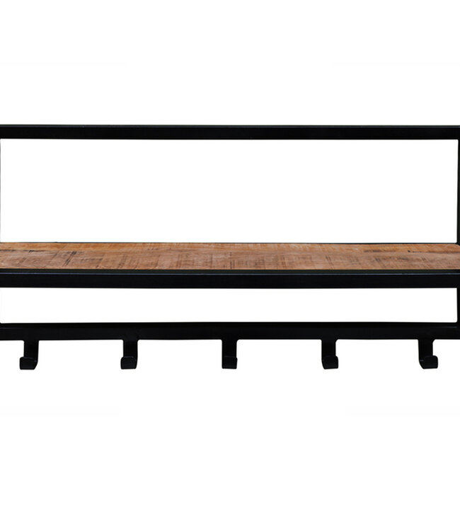 Brix Kapstok Brix Bono 70x30x15 cm Mango/Staal