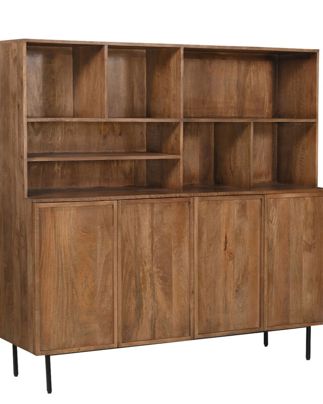 Livingfurn Elan 180x172x45 cm Bruin Dressoir Deuren Lades