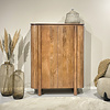 Salano Bruin Kast 2-Deurs Ronde Zijkanten 150x116x43 cm