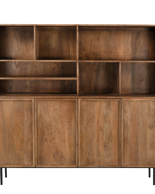 Livingfurn Elan 180x172x45 cm Bruin Dressoir Deuren Lades