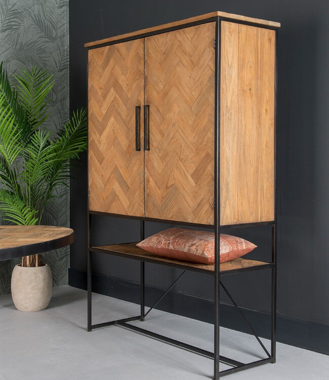 Livingfurn Accent Kast 2 deurs 180x120x45 cm