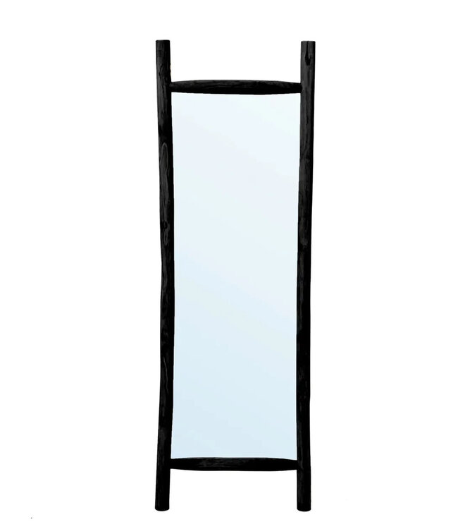 Bazar Bizar De eilandkleedkamer spiegel - Zwart