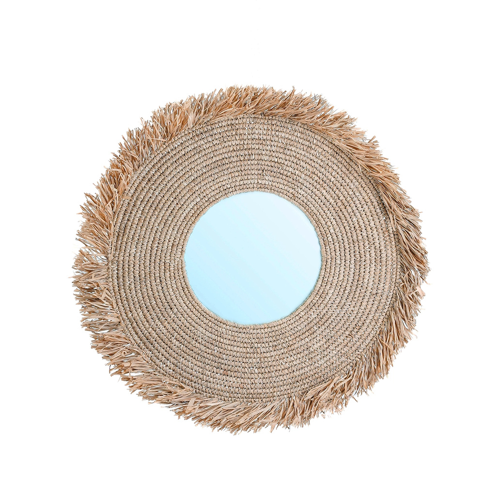 Bazar Bizar De Yema Spiegel - Natuurlijk - L