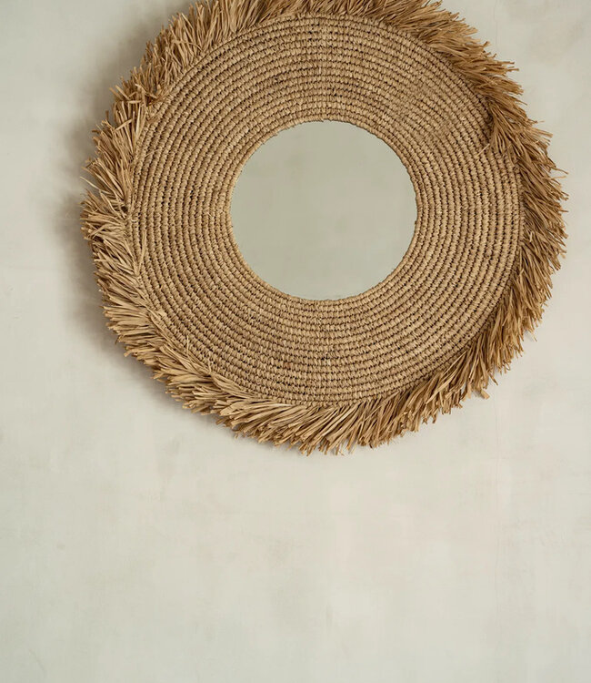 Bazar Bizar De Yema Spiegel - Natuurlijk - L