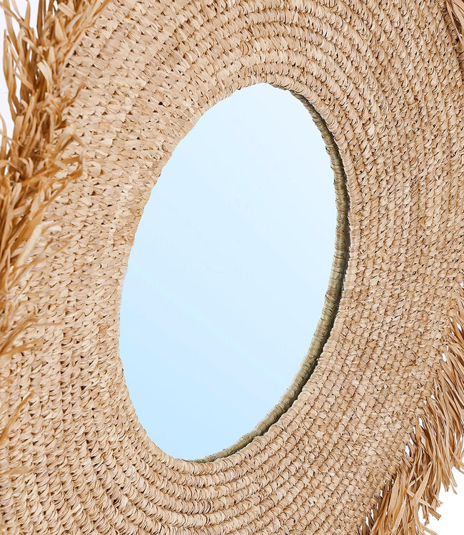 Bazar Bizar De Yema Spiegel - Natuurlijk - L