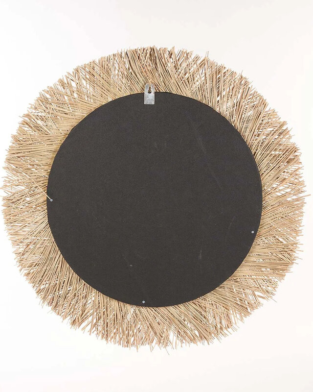 Bazar Bizar De Rotan Spiegel - Natuurlijk - M_40