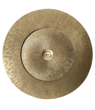 Bazar Bizar De Dubbele Volle Maan Wandlamp - Messing - M