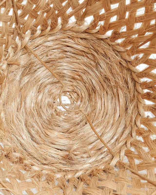 Bazar Bizar De Abaca Kwallen Hanger - Natuurlijk - L