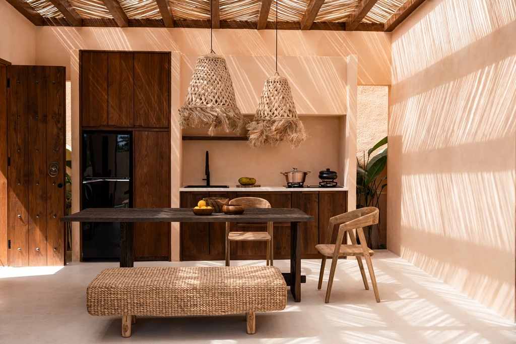 Bazar Bizar De Abaca Kwallen Hanger - Natuurlijk - L