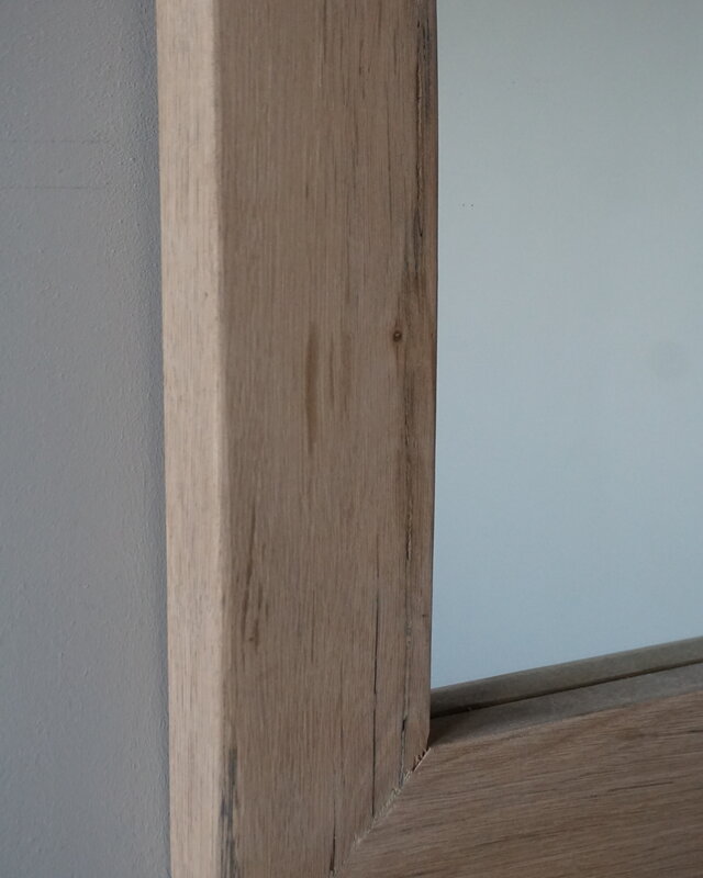 Rene Houtman Spiegel Geert | Oud Eiken Geschaafd | H80 x B120 cm