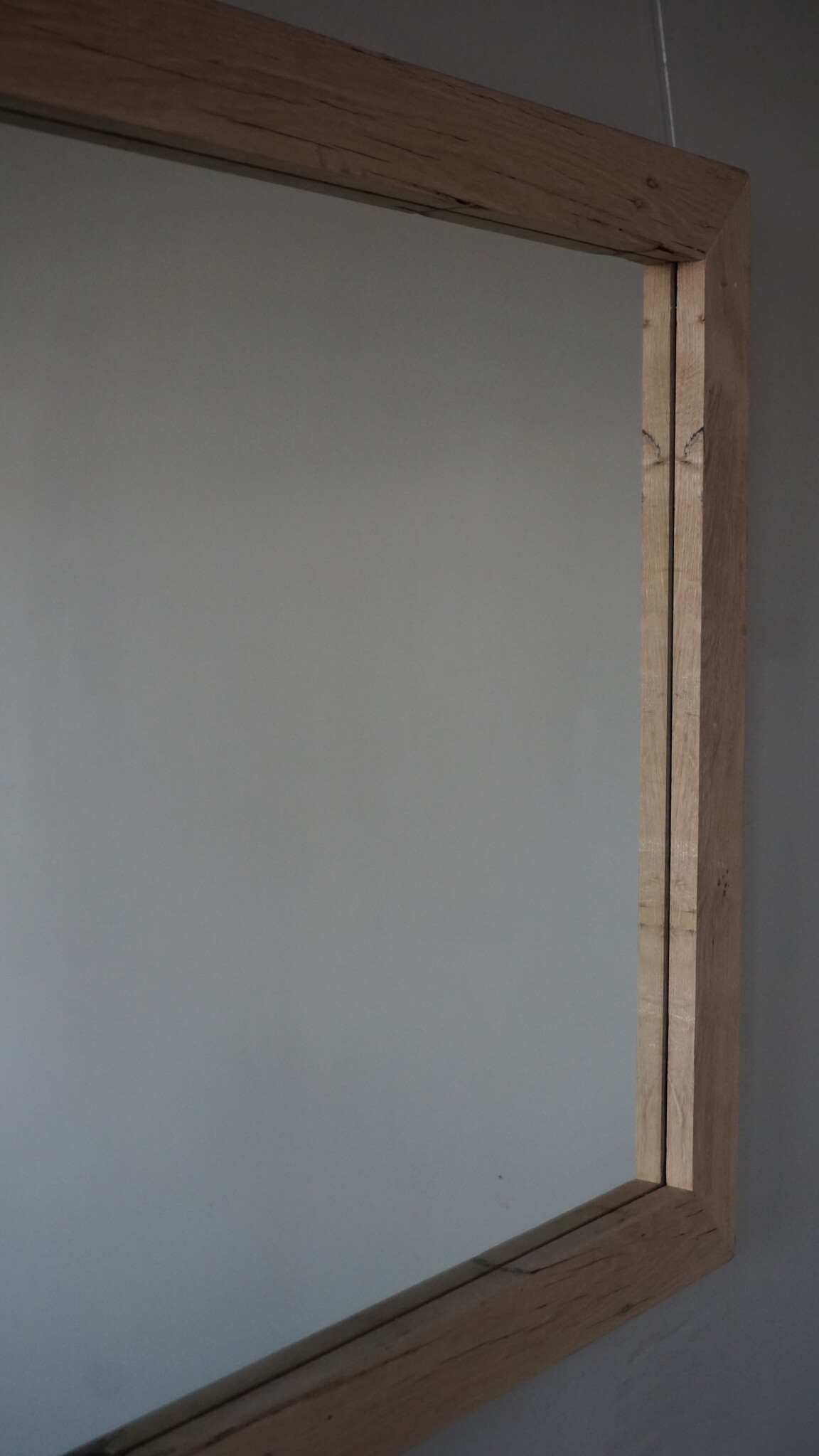 Rene Houtman Spiegel Geert | Oud Eiken Geschaafd | H80 x B120 cm