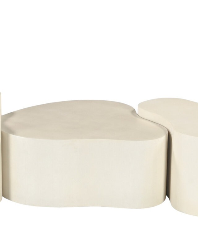 Brix Organische Sandy Salontafel H43xB49xD28 cm