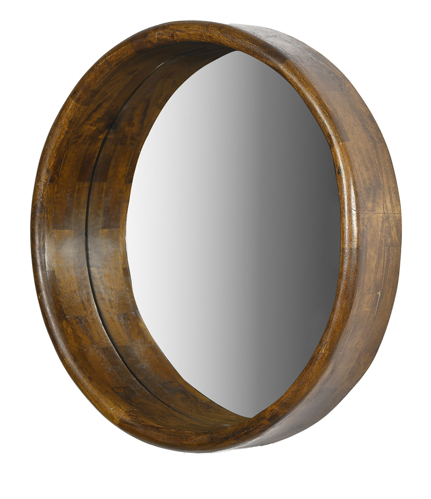 Brix Demy Spiegel Rond Mangohout ?80 cm