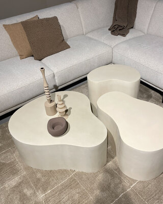 Brix Organische Sandy Salontafel H43xB49xD28 cm