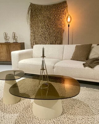 Brix Mylon Salontafel Rookglas H40xB50xD43 cm