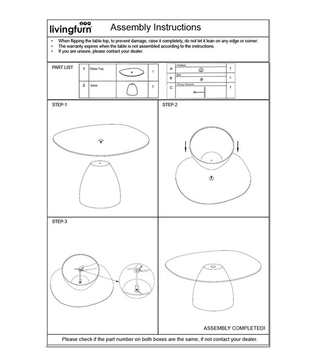 Brix Mylon Salontafel Rookglas H35xB86xD76 cm