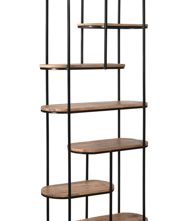 Brix Milou Wandkast Mangohout H190xB84xD35 cm