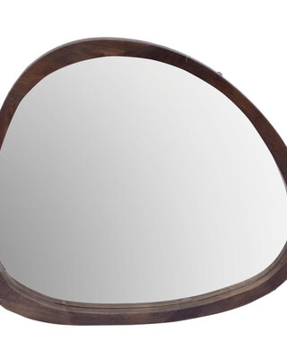 Brix Joy Walnut Organische Spiegel H70xB80xD4 cm