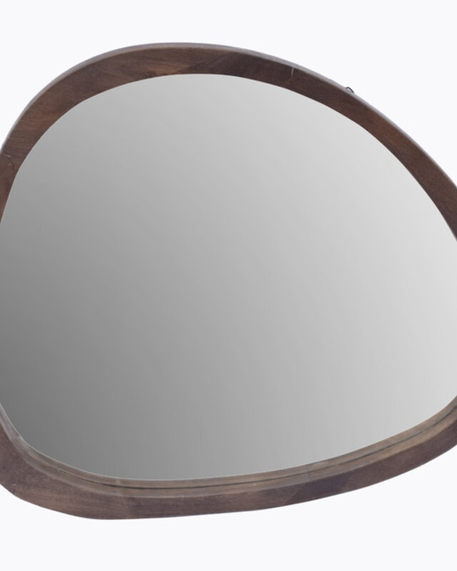 Brix Joy Walnut Organische Spiegel H70xB80xD4 cm
