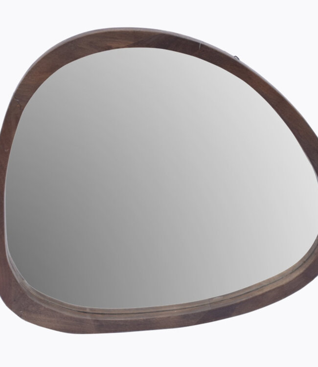 Brix Joy Walnut Organische Spiegel H70xB80xD4 cm