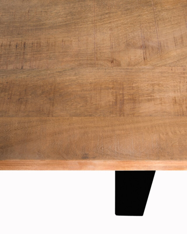 Brix Sturdy Eetkamertafel Mangohout H76xB160xD90 cm