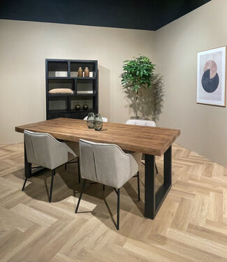 Brix Sturdy Eetkamertafel Mangohout H76xB160xD90 cm