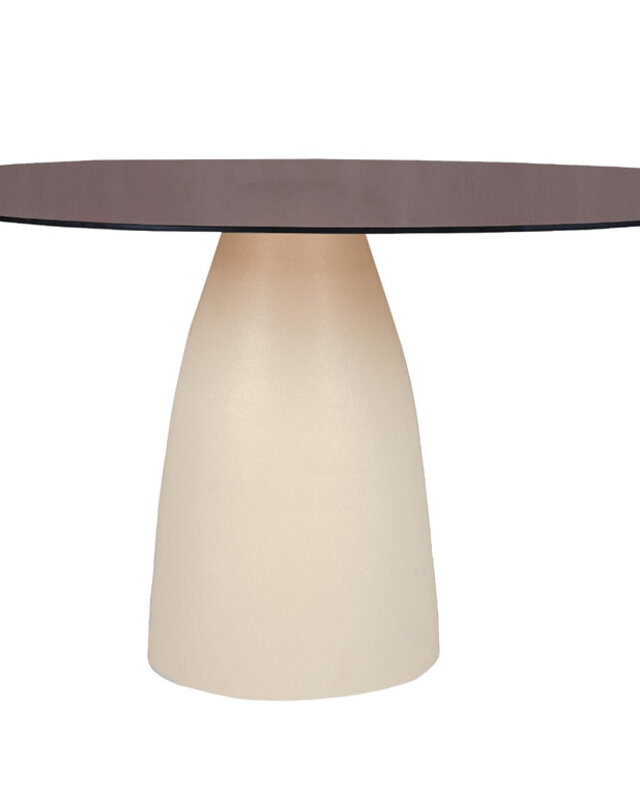 Brix Mylon Eetkamertafel Rookglas H76xB140xD120 cm