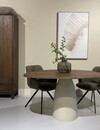 Brix Marron Eetkamertafel H76xB140xD140 cm