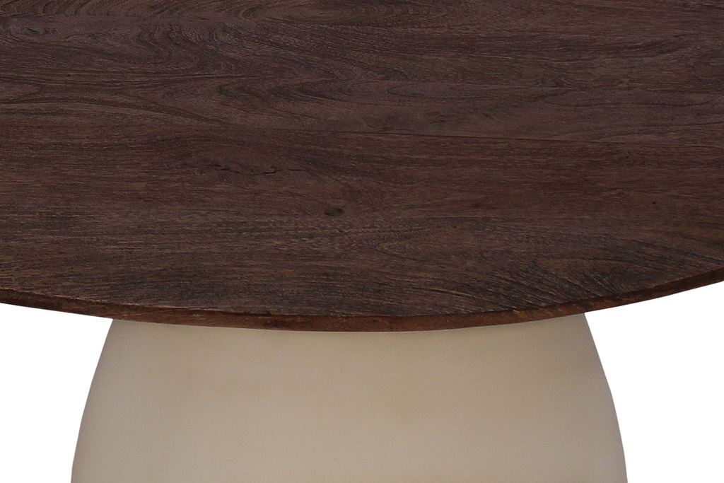 Brix Marron Bijzettafel Bruin Hout H40xB50xD43 cm
