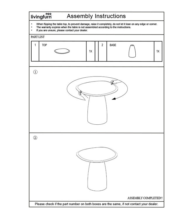 Brix Marron Bijzettafel Bruin Hout H40xB50xD43 cm
