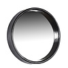 Demy Spiegel Zwart Rond Mangohout ?55 cm