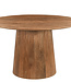 Livingfurn Salvator Eetkamertafel Rond Mangohout H76xD130 cm