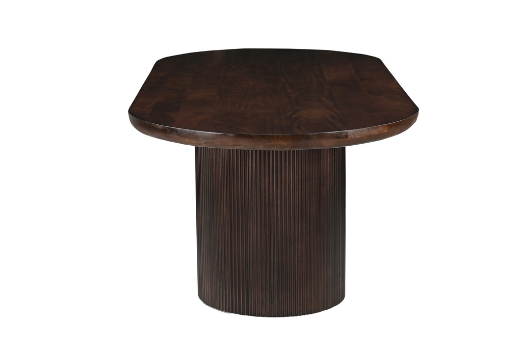 Livingfurn Sevilla Eetkamertafel Hout Bruin H76xB300xD110 cm