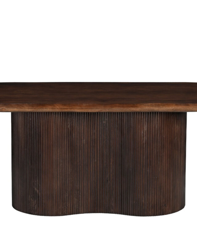 Livingfurn Sevilla Eetkamertafel Hout Bruin H76xB250xD110 cm