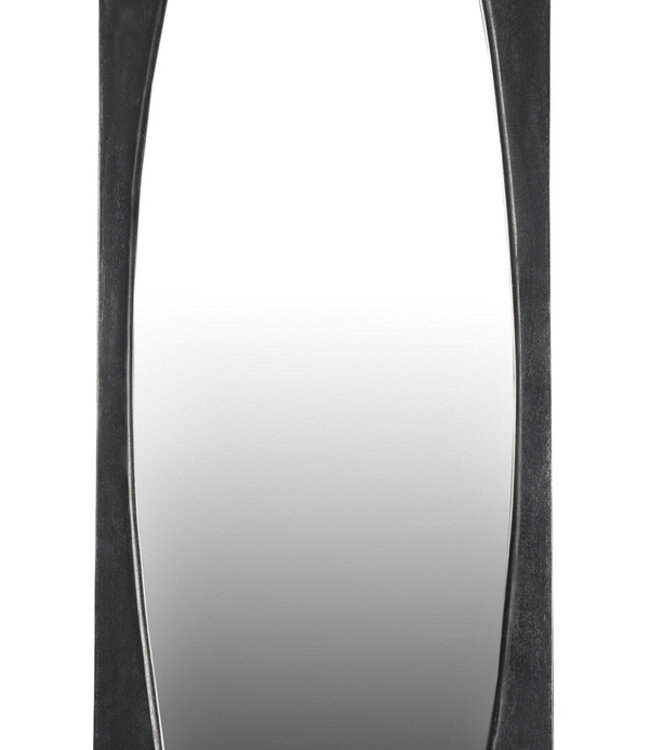 Brix Alain Spiegel Zwart Mangohout H113xB53xD3 cm
