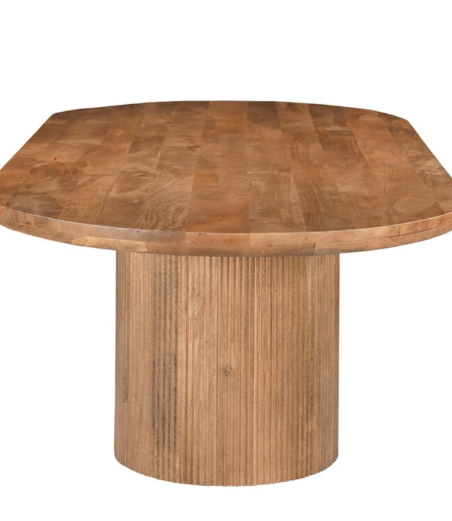 Livingfurn Sevilla Eetkamertafel Hout H76xB220xD100 cm