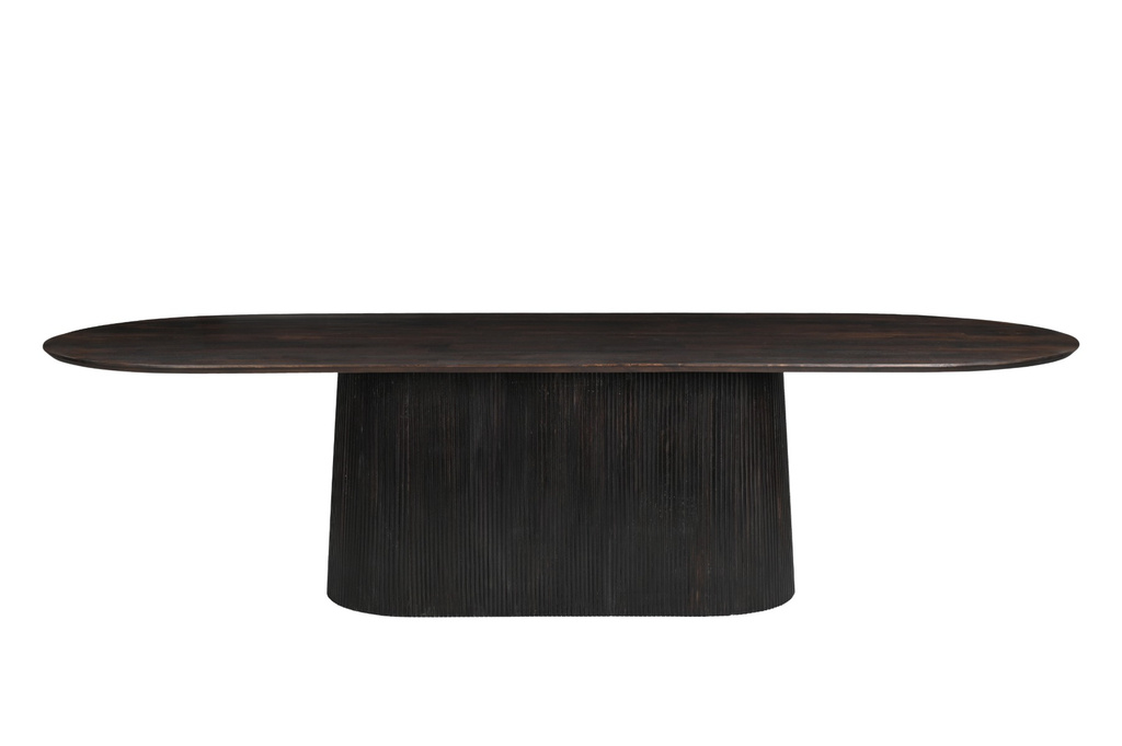 Livingfurn Salvator Eetkamertafel Walnoot H76xB300xD110 cm