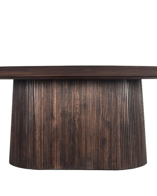 Livingfurn Salvator Eetkamertafel Walnoot H76xB200xD110 cm