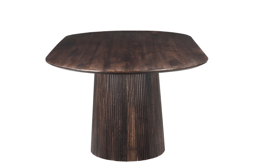 Livingfurn Salvator Eetkamertafel Walnoot H76xB200xD110 cm