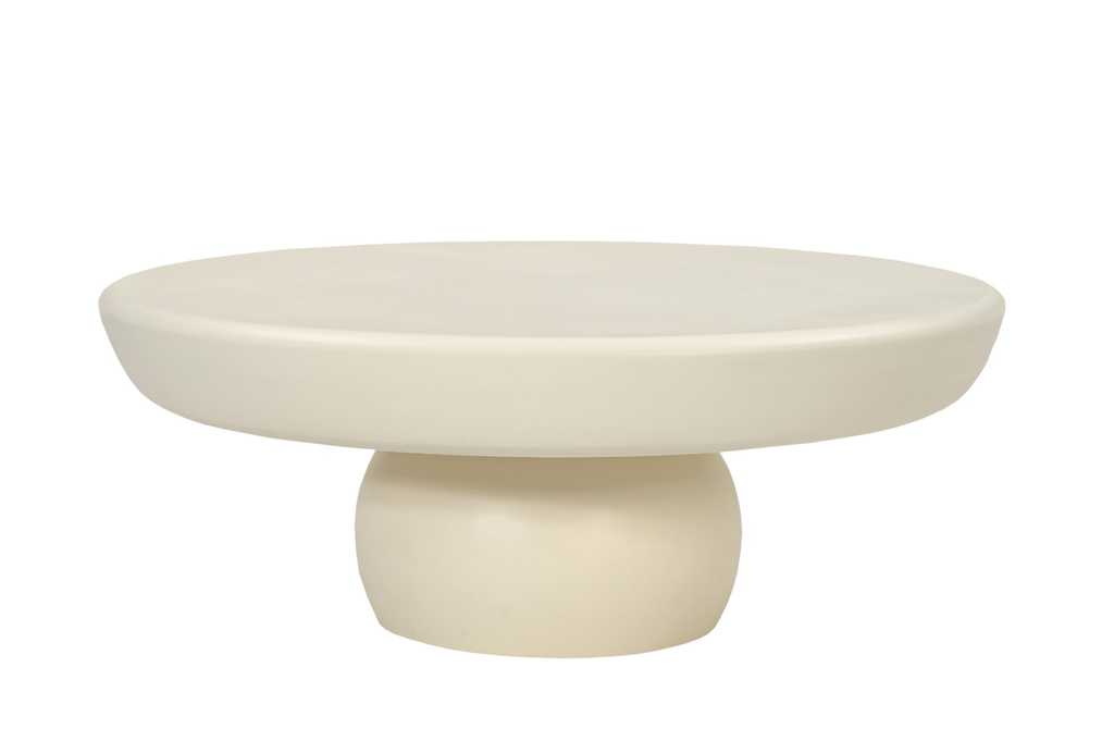 Brix Dune Salontafel Rond Beton H30xD80 cm